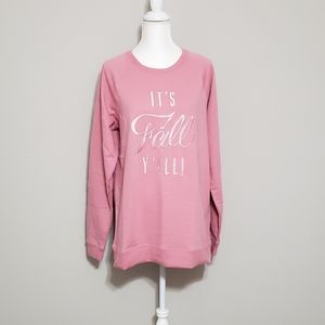 NWT Lauren James It's Fall, Y'all Reed Sweatshirt